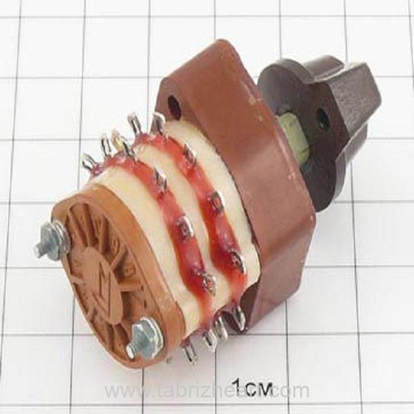 سوئیچ گردان دوار کوچک، با فرکانس بالا ، از نوع چرخشی ، برای سوئیچینگ مدارهای DC و AC در تجهیزات الکترونیکی طراحی شده است.
